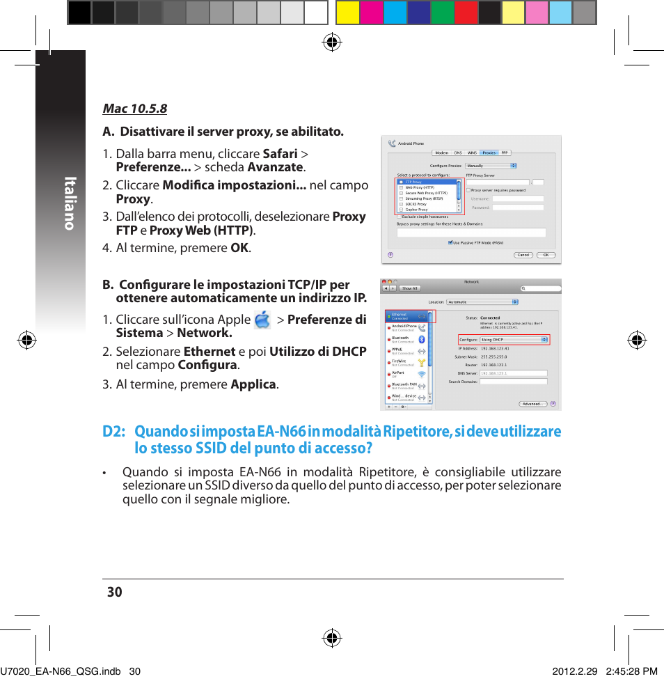 Italiano | Asus EA-N66 User Manual | Page 30 / 170