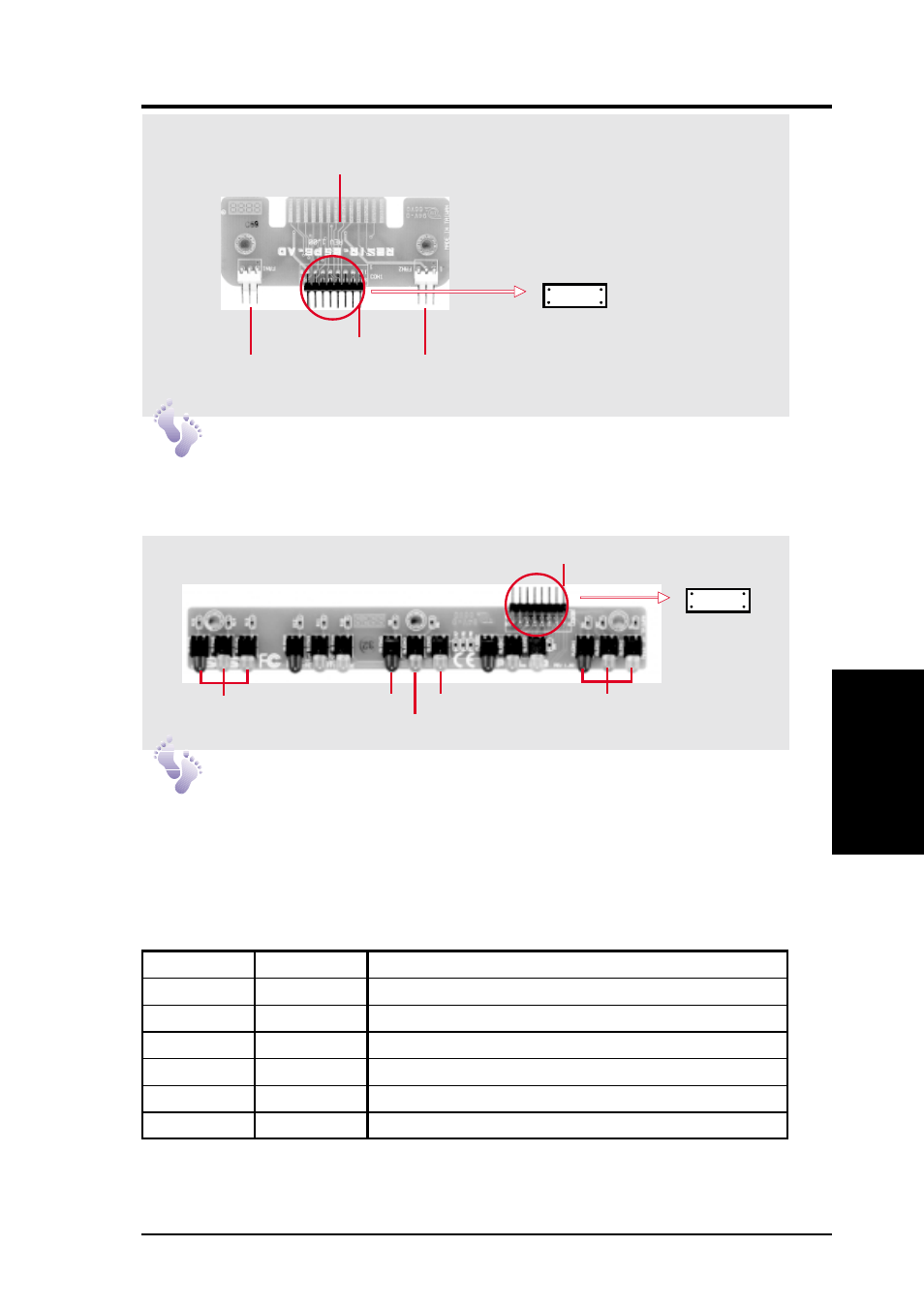 Hardware setup, Front cooling fan control board, Hard disk drive message board | Asus AP2300 User Manual | Page 31 / 44