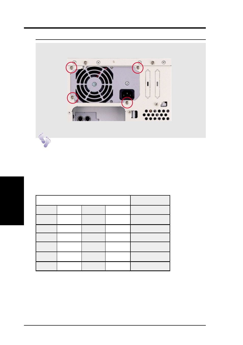 Hardware setup, 17 standard power supply (optional), Power supply information | Power supply mounting | Asus AP2300 User Manual | Page 38 / 44