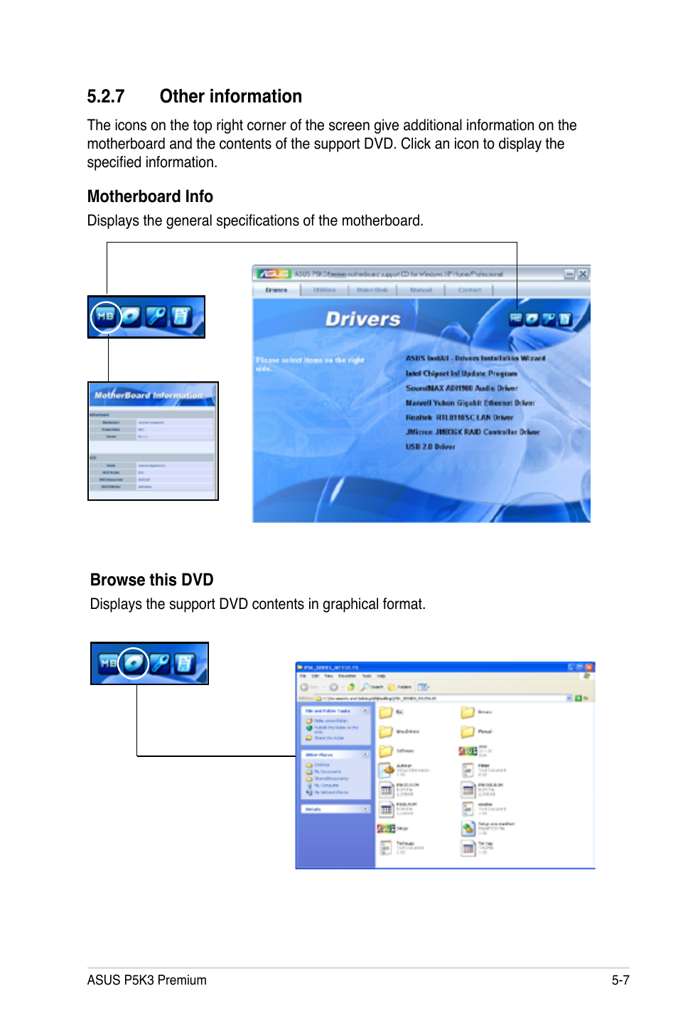 7 other information | Asus P5K3 Premium/WiFi-AP User Manual | Page 111 / 172