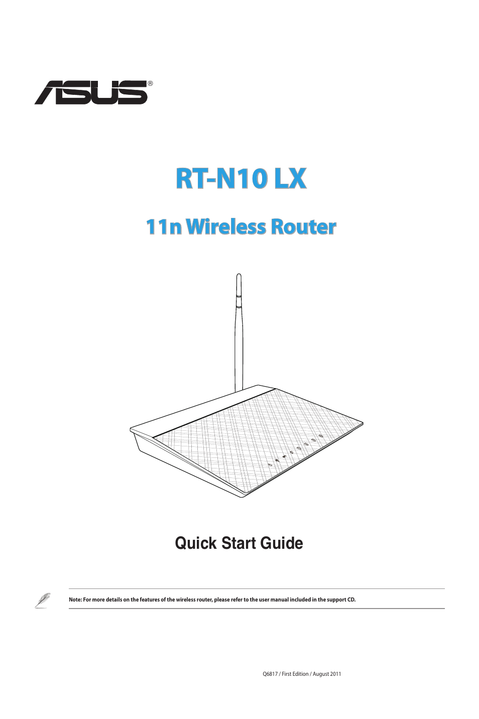 Asus RT-N10LX User Manual | 22 pages