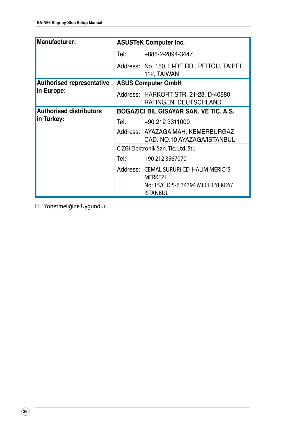 Asus EA-N66 User Manual | Page 26 / 26