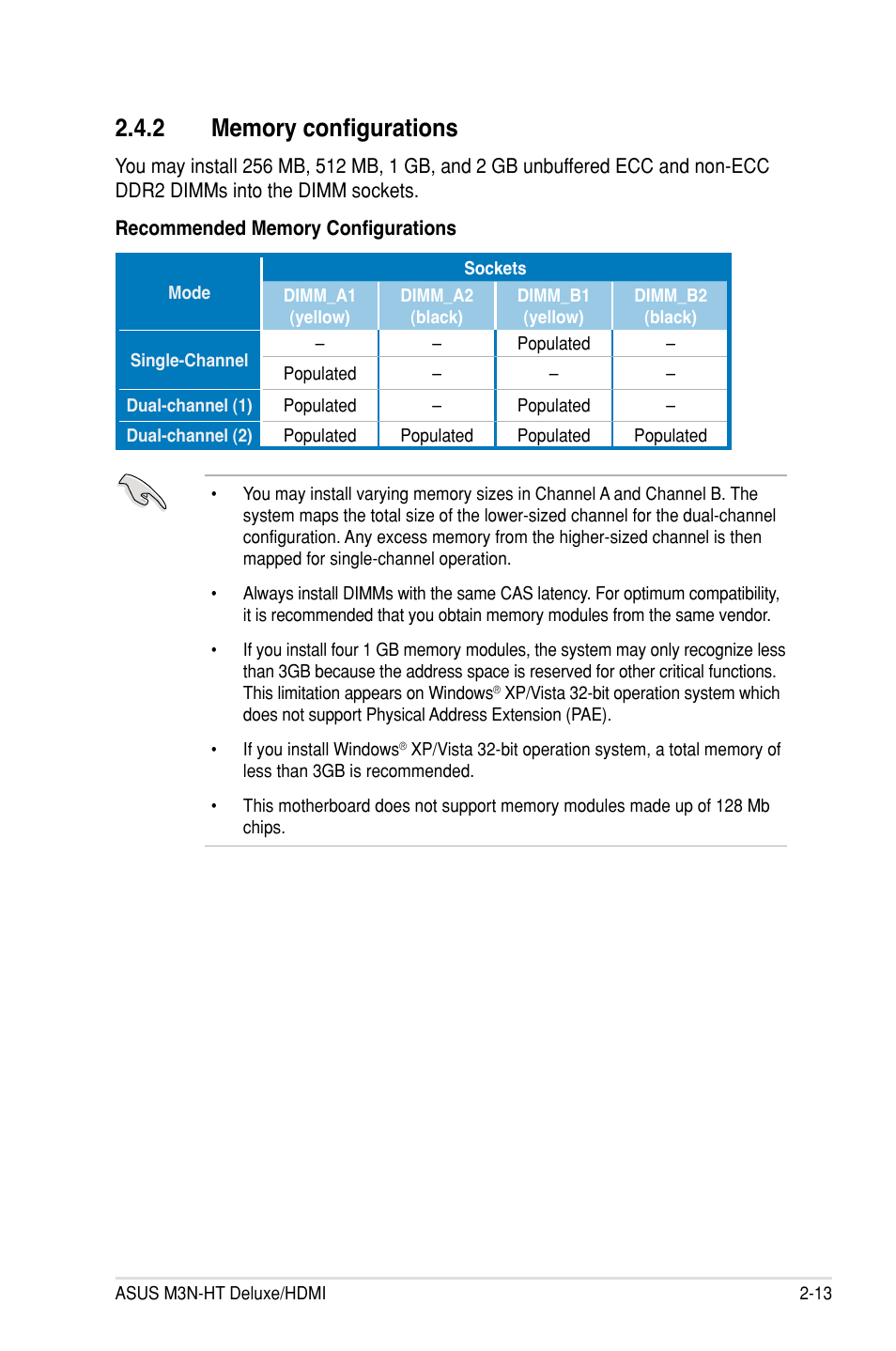 Asus M3N-HT Deluxe/Mempipe User Manual | Page 37 / 64