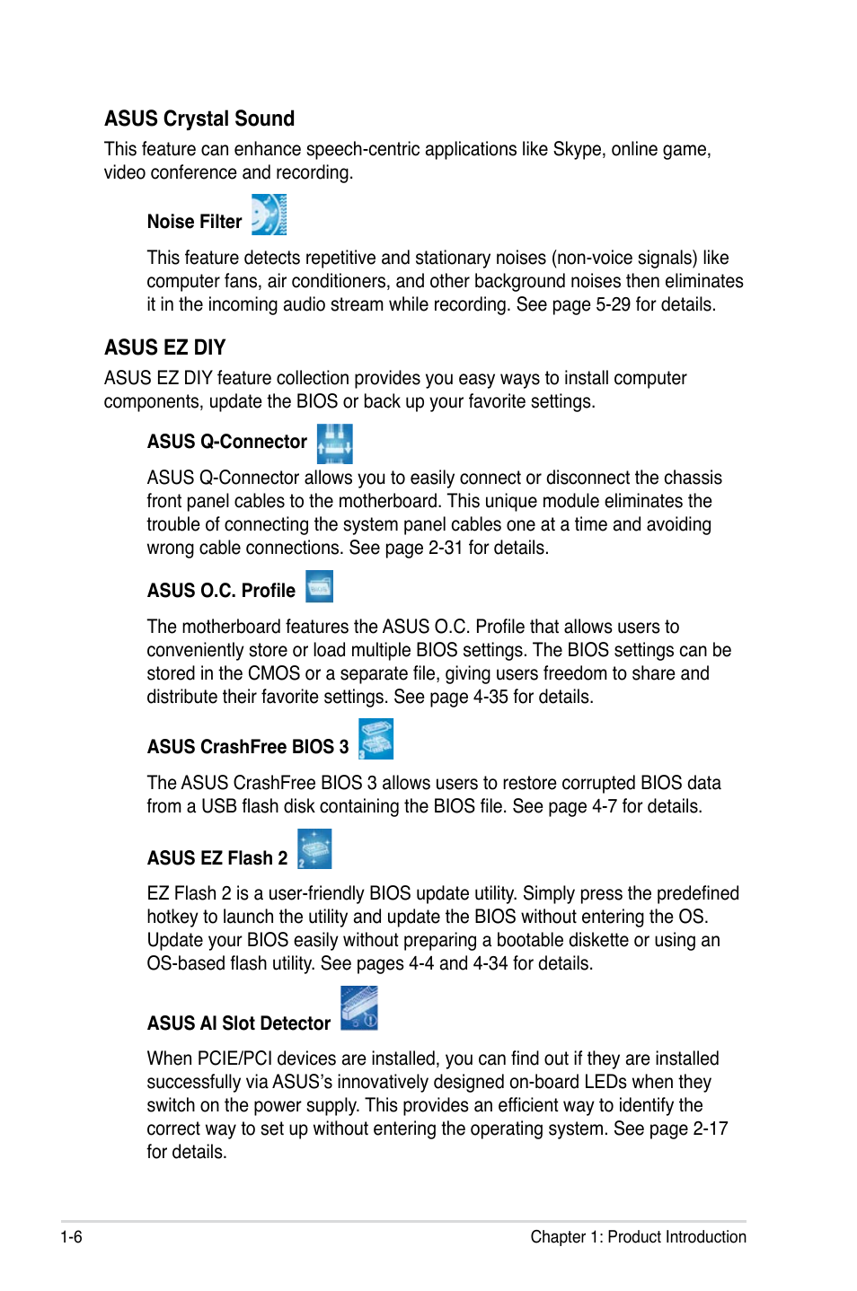 Asus P5K3 Premium/WiFi-AP User Manual | Page 22 / 176