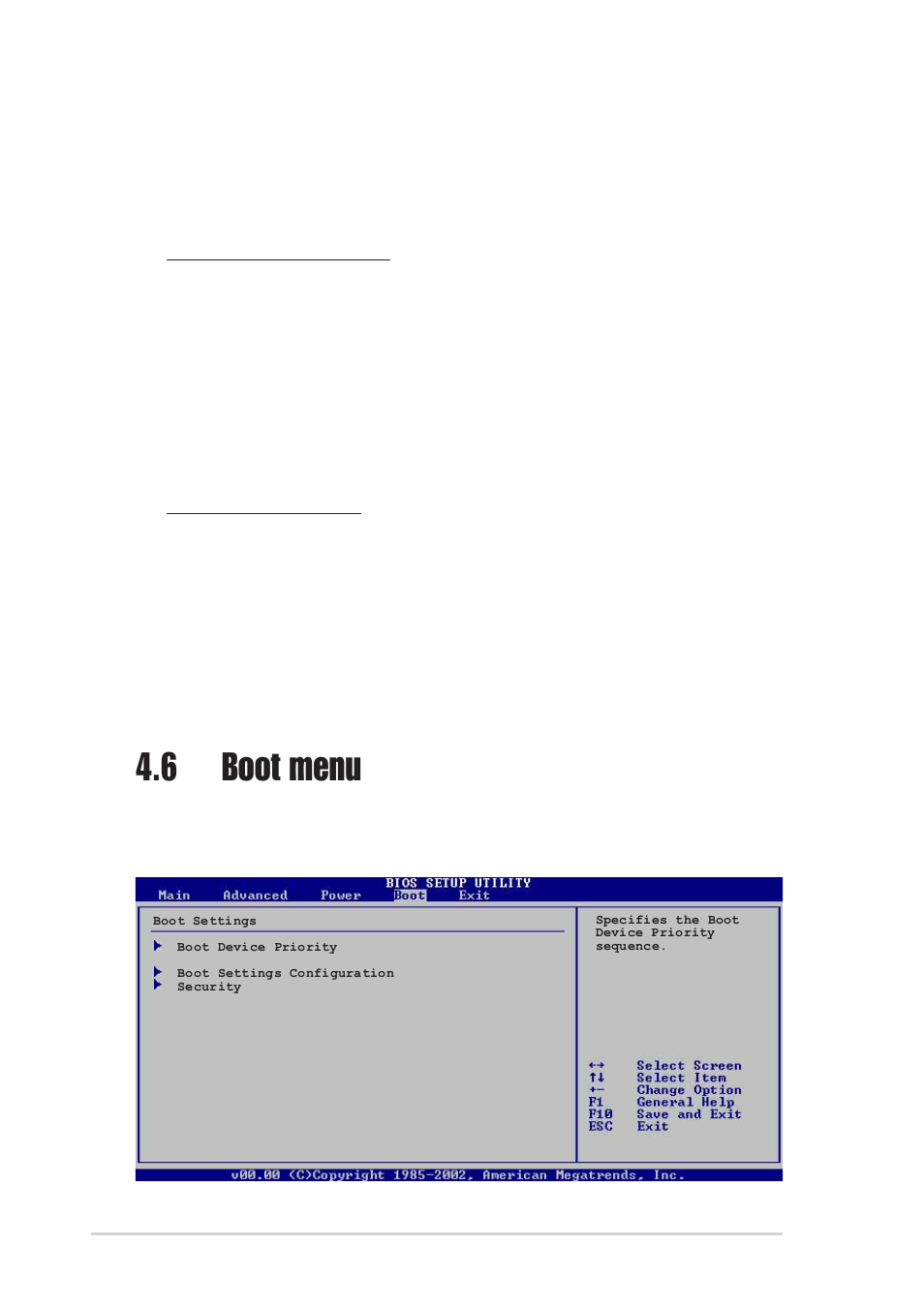 6 boot menu | Asus A8V Deluxe User Manual | Page 100 / 144