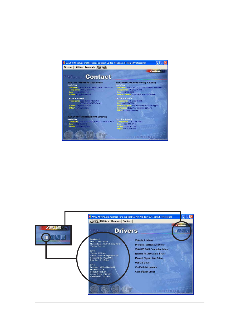 5 asus contact information, 6 other information | Asus A8V Deluxe User Manual | Page 113 / 144
