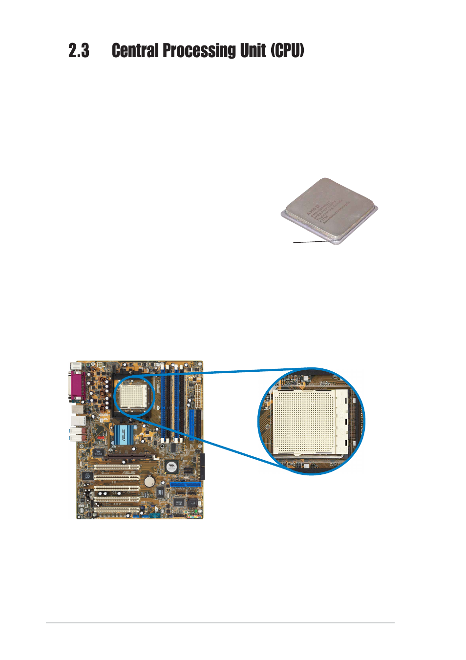 3 central processing unit (cpu), 1 overview, 2 installing the cpu | Asus A8V Deluxe User Manual | Page 28 / 144