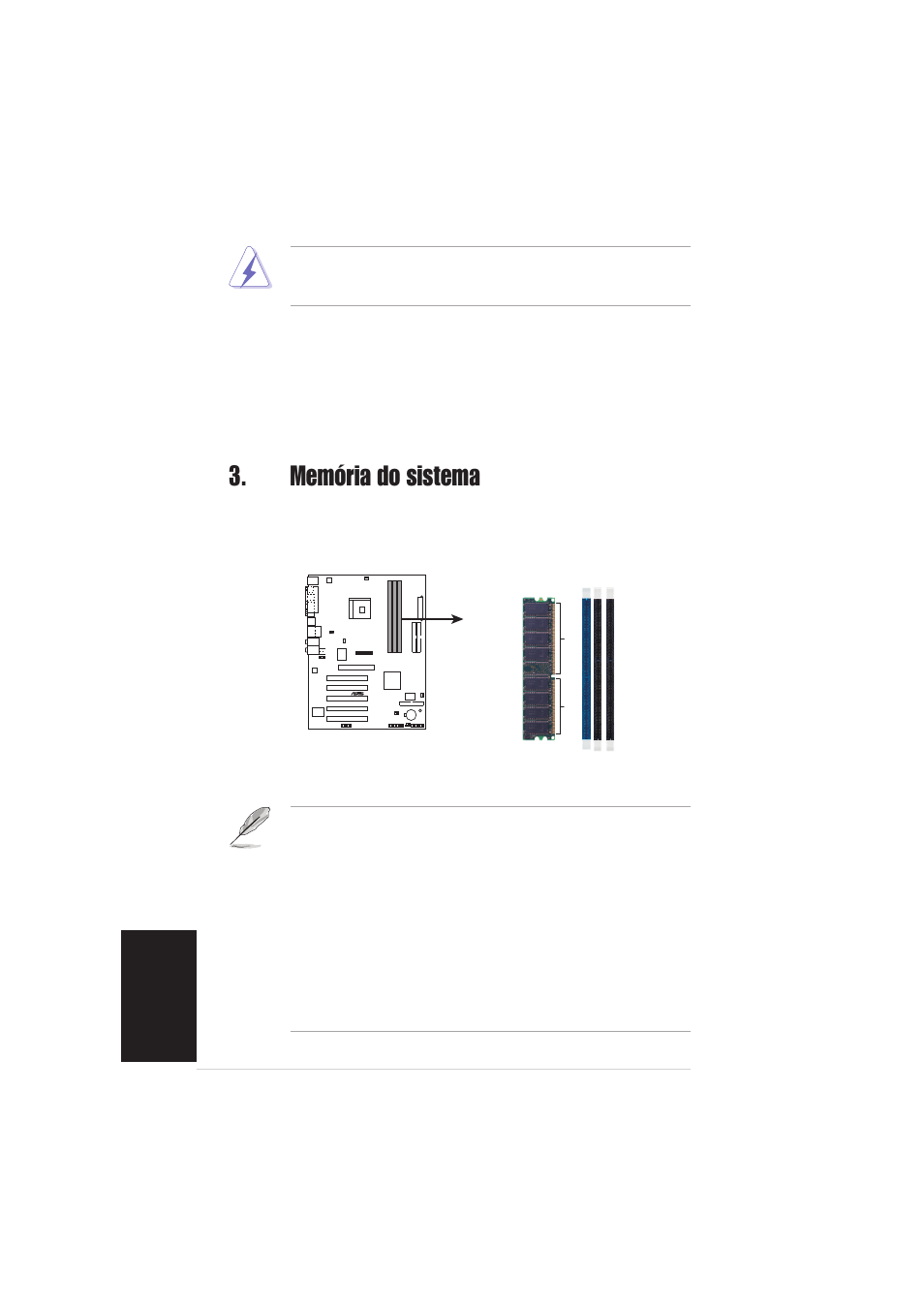 Memória do sistema | Asus K8N User Manual | Page 18 / 38