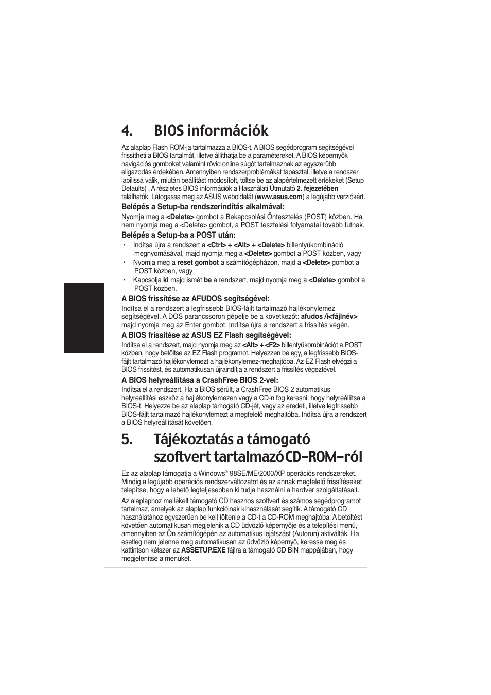 Bios információk | Asus K8N User Manual | Page 28 / 38