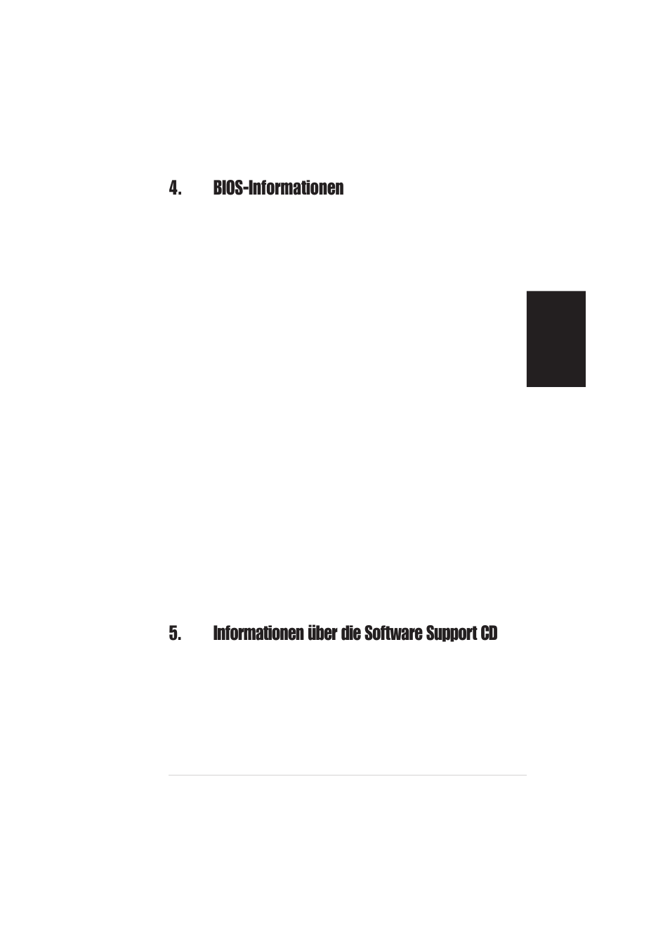 Bios-informationen, Informationen über die software support cd | Asus K8N User Manual | Page 7 / 38