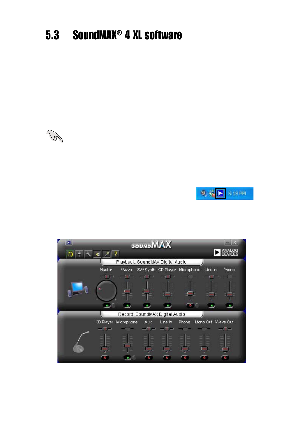 3 soundmax, 4 xl software | Asus AP1720-E1 User Manual | Page 109 / 124