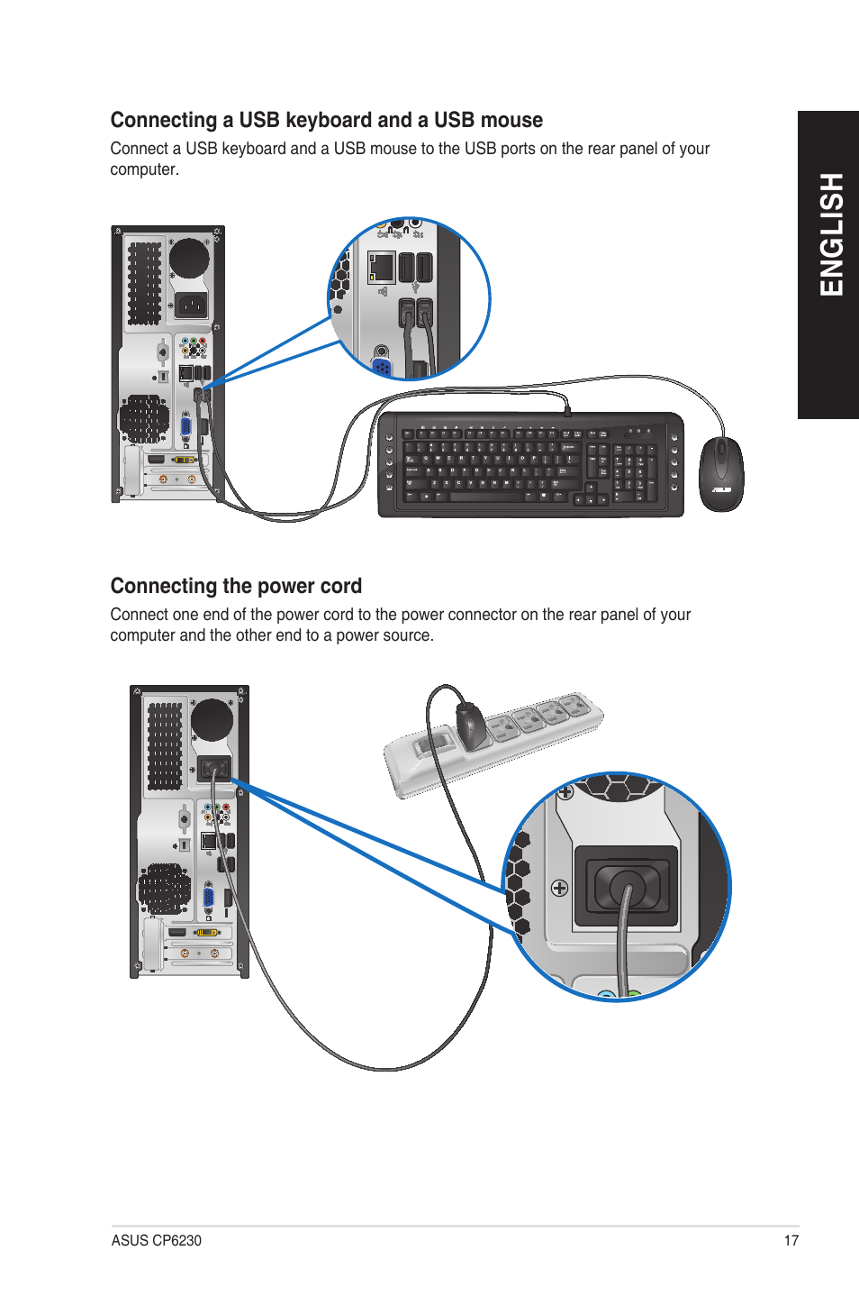 En g lis h en g li sh | Asus CP6230 User Manual | Page 17 / 208