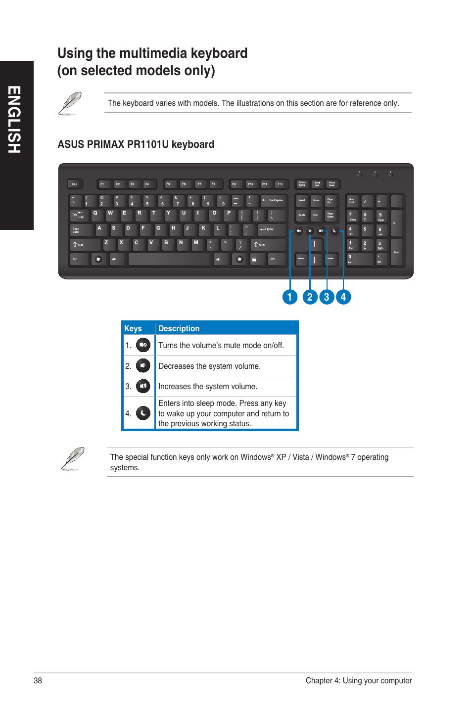 En g lis h en g li sh en g lis h en g li sh | Asus CP6230 User Manual | Page 38 / 208