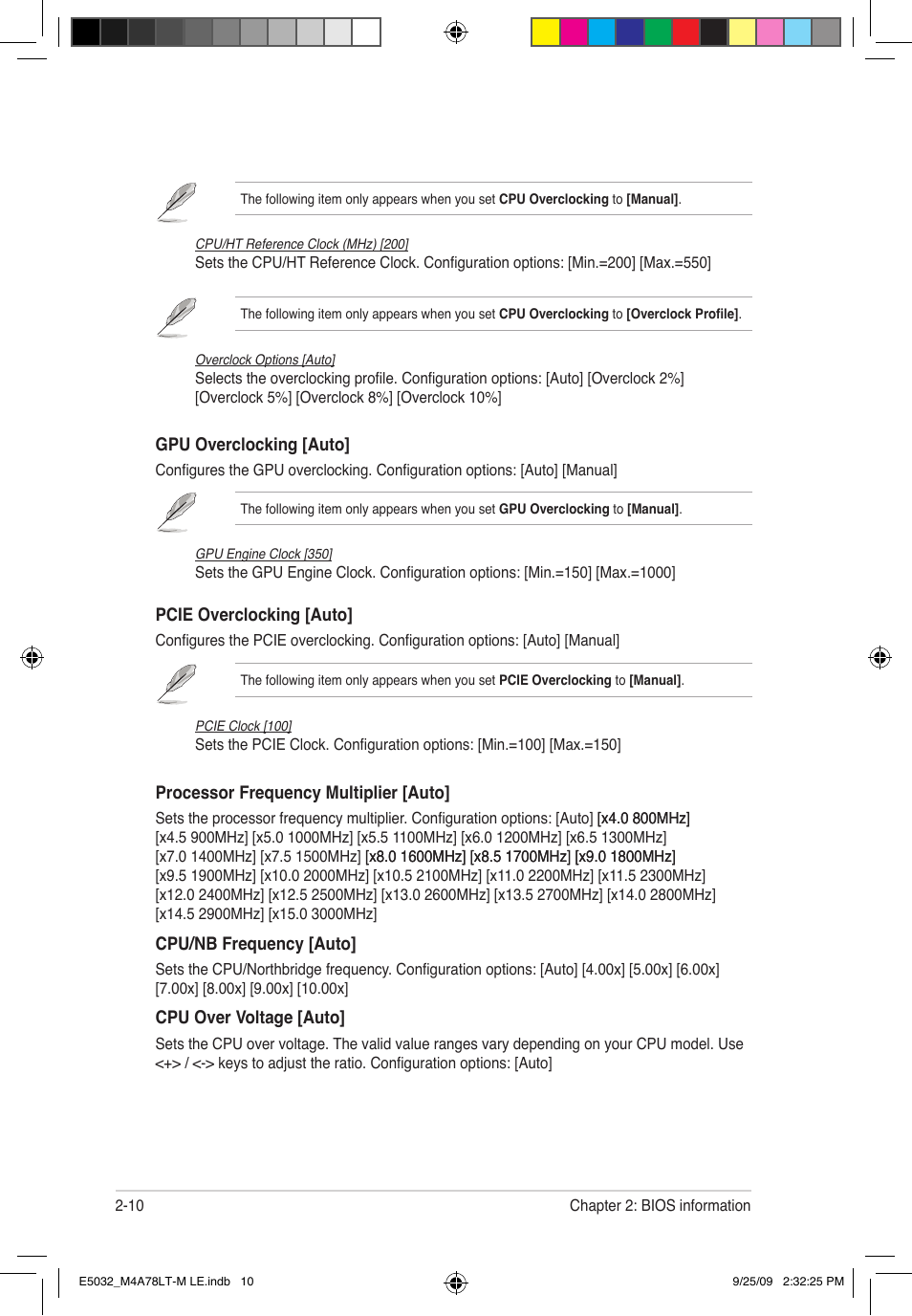 Asus M4A78LT-M LE User Manual | Page 50 / 62