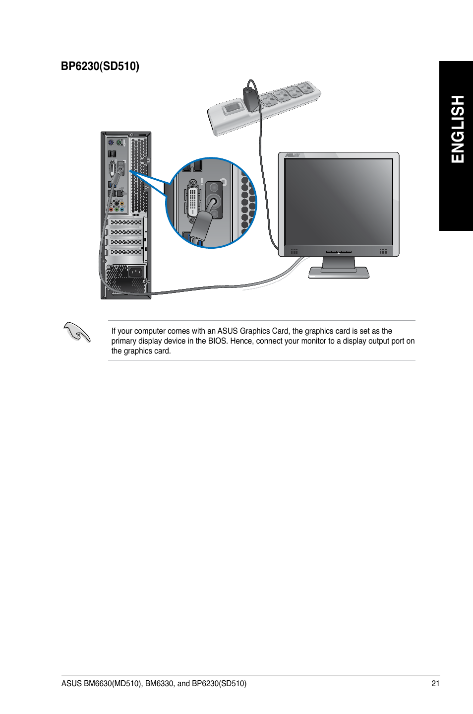 En gl is h en gl is h | Asus BP6230 User Manual | Page 21 / 99