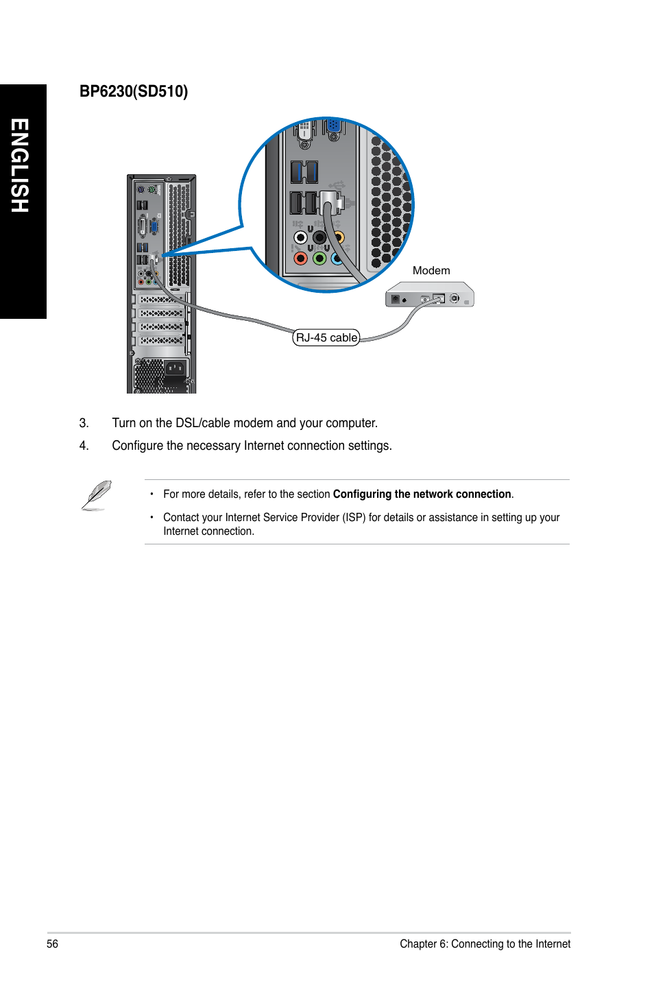 En gl is h en gl is h en gl is h en gl is h | Asus BP6230 User Manual | Page 56 / 99