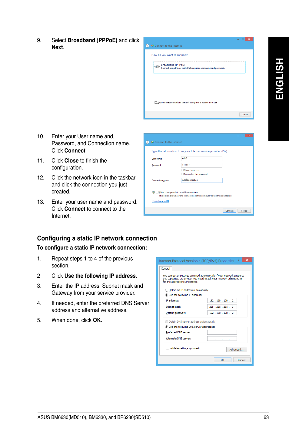 En gl is h en gl is h | Asus BP6230 User Manual | Page 63 / 99