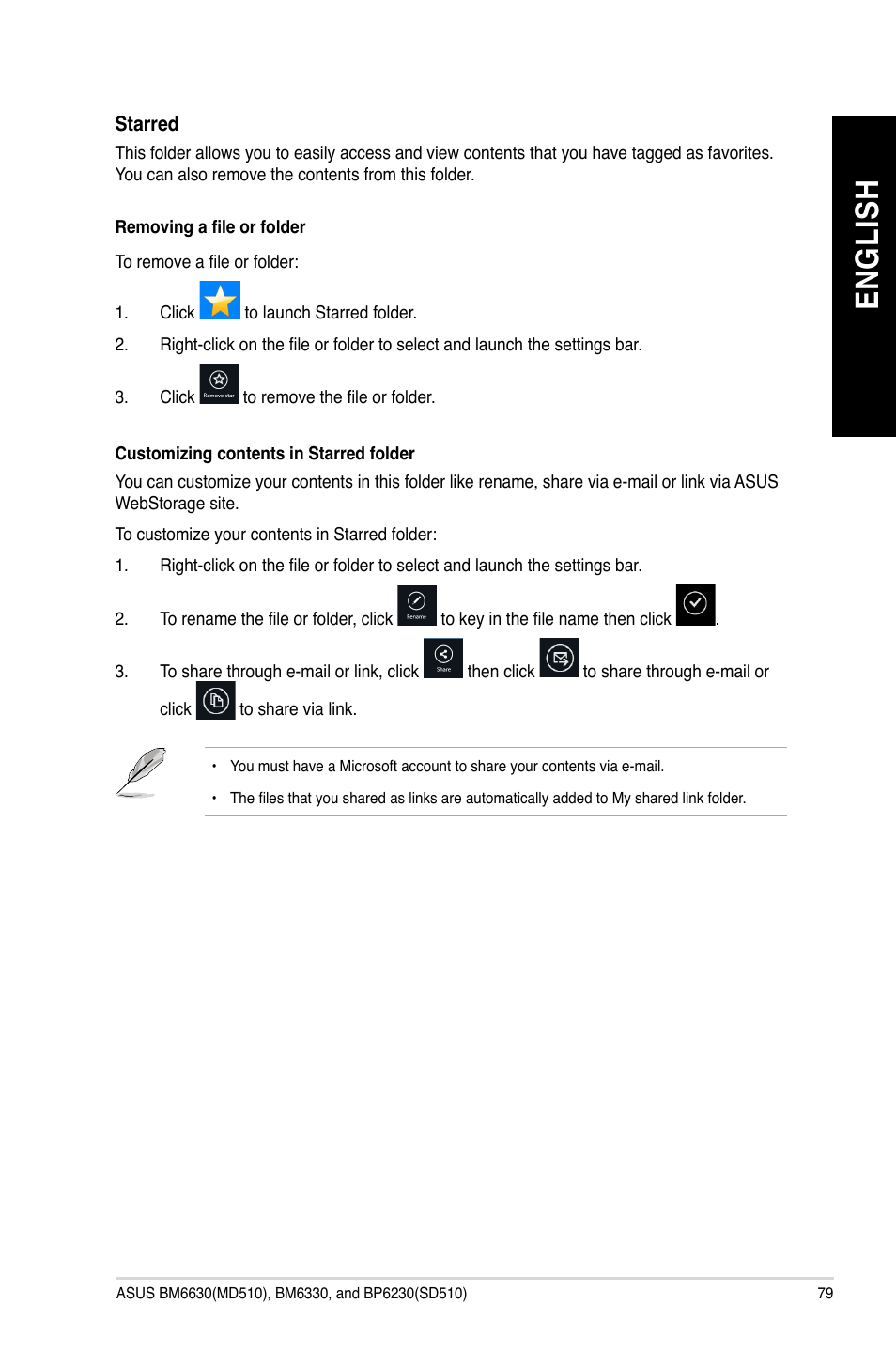 En gl is h en gl is h | Asus BP6230 User Manual | Page 79 / 99