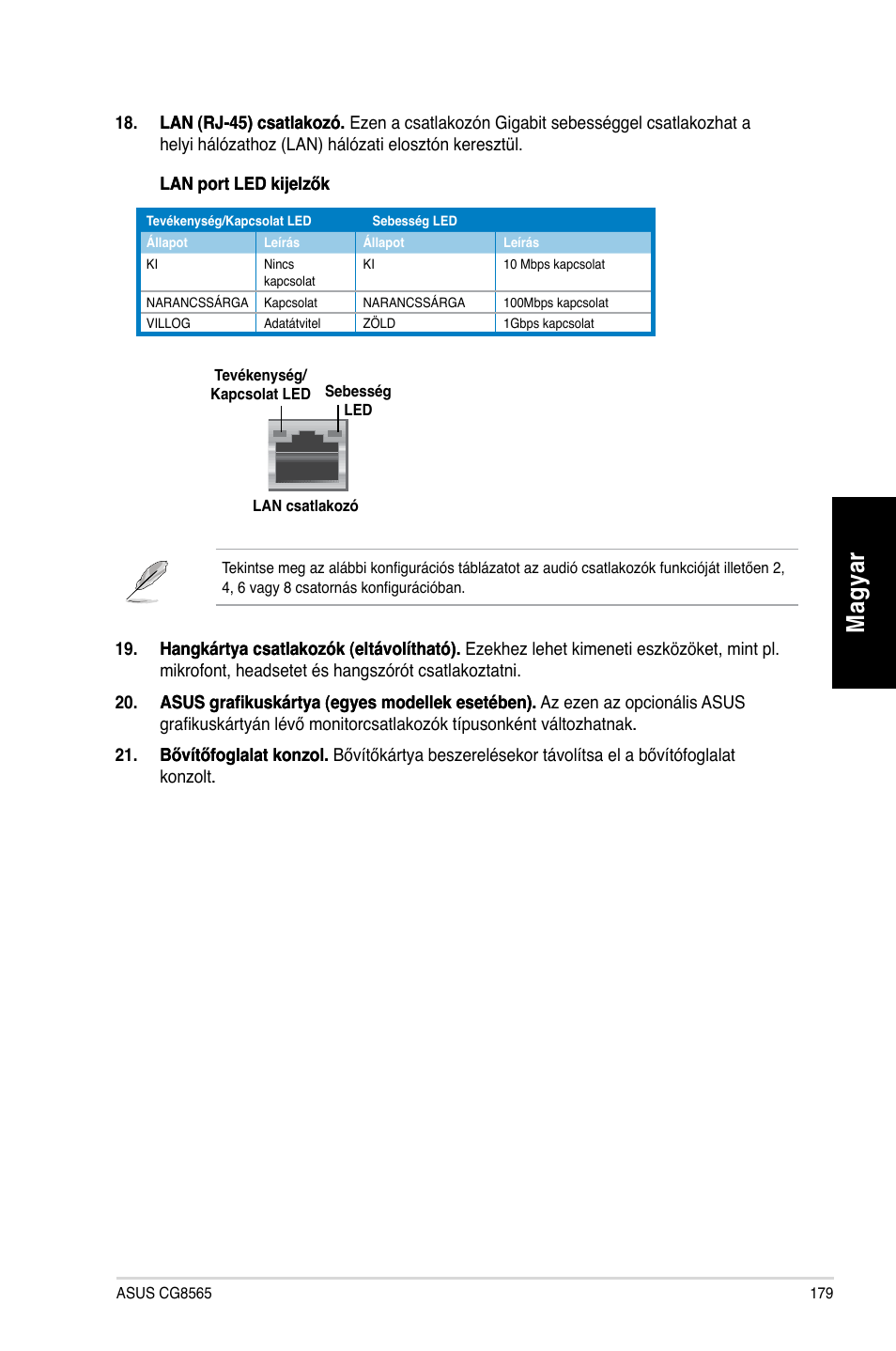 Mag ya r m ag ya r | Asus CG8565 User Manual | Page 179 / 410