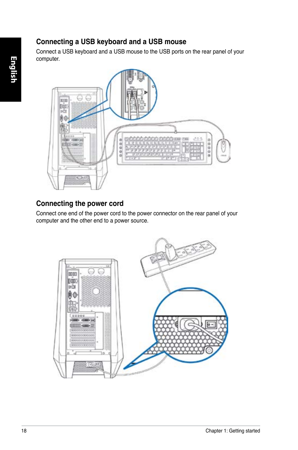 English | Asus CG8565 User Manual | Page 18 / 410