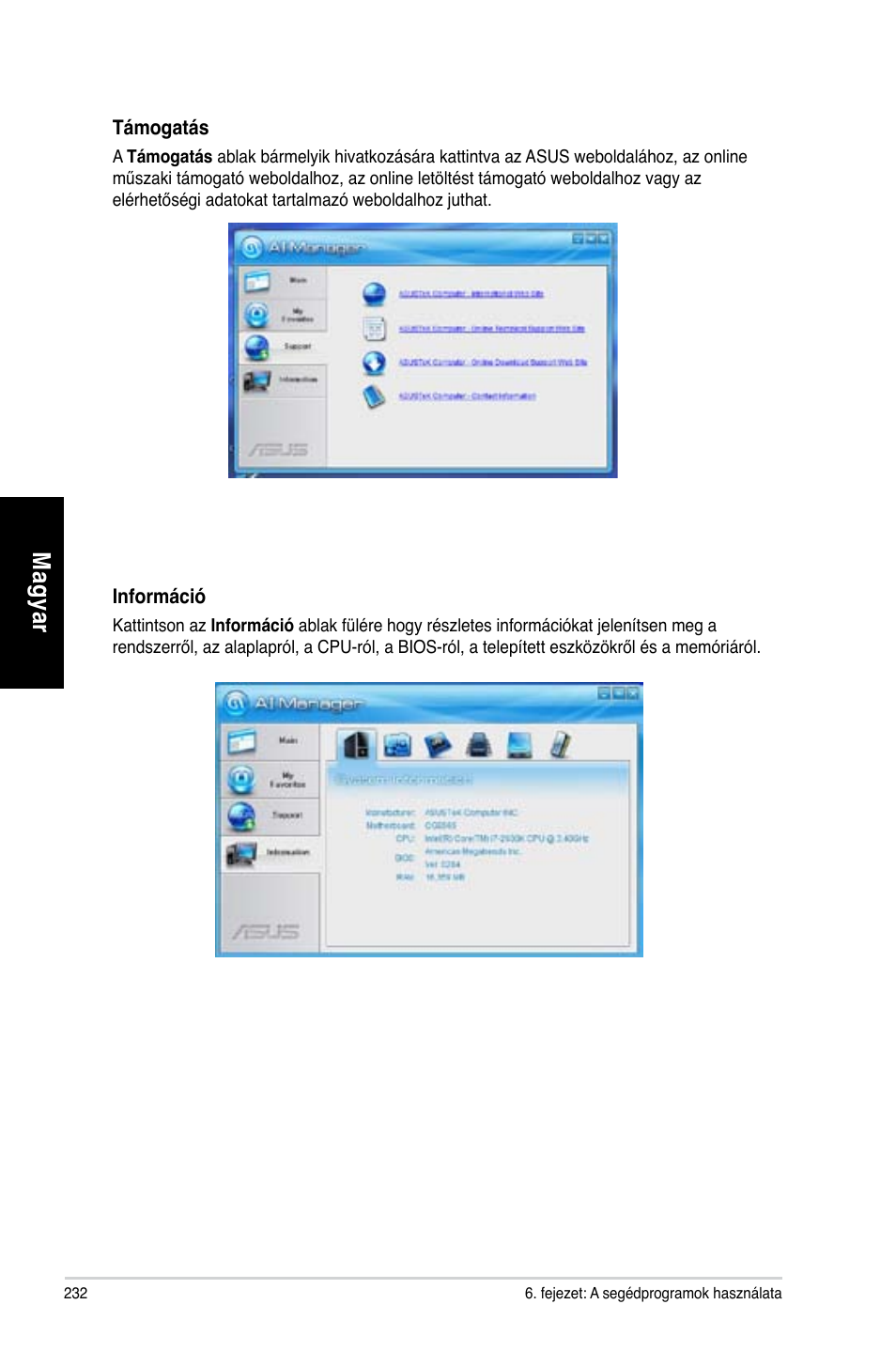 Asus CG8565 User Manual | Page 232 / 410