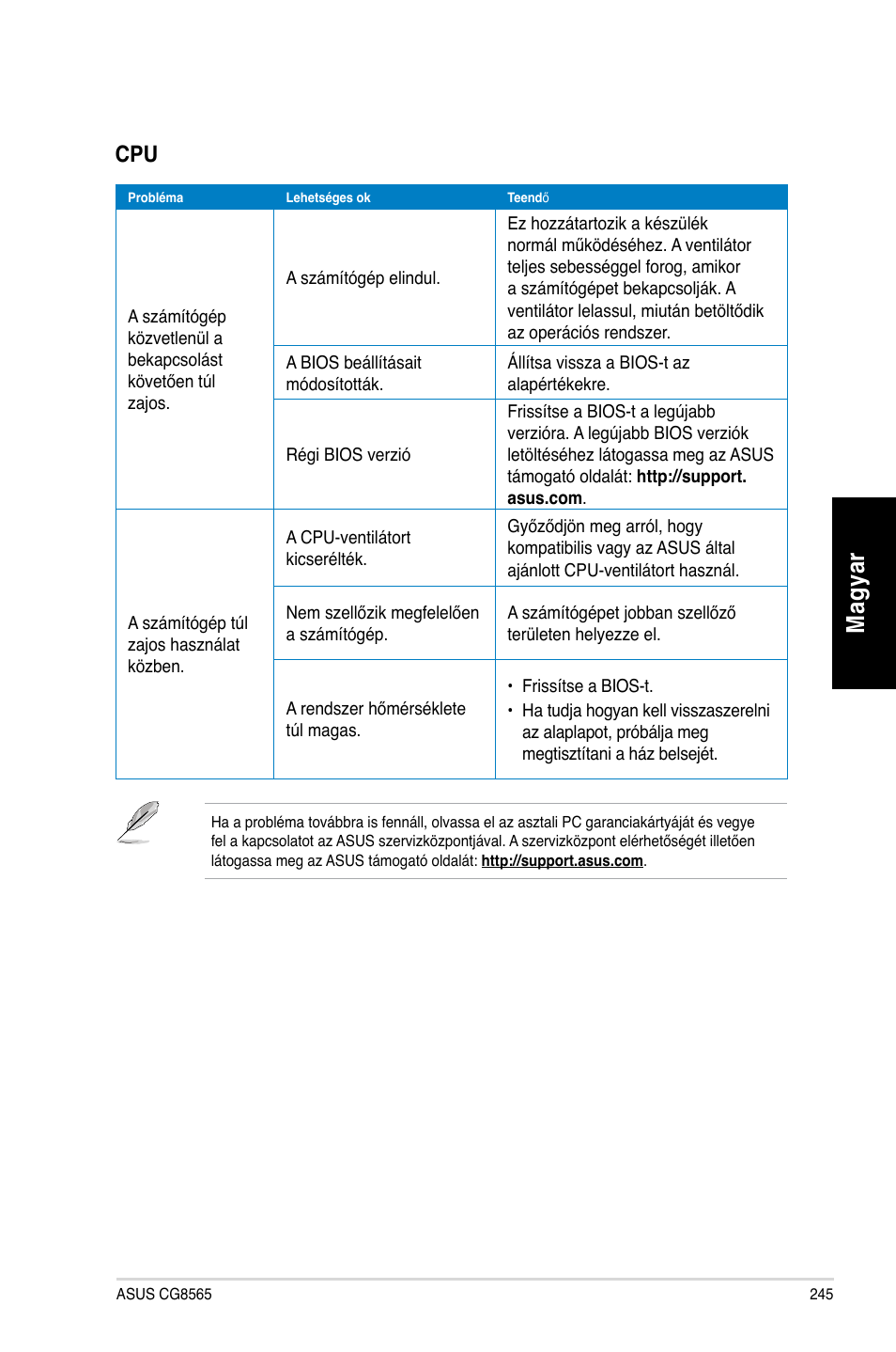 Mag ya r m ag ya r | Asus CG8565 User Manual | Page 245 / 410