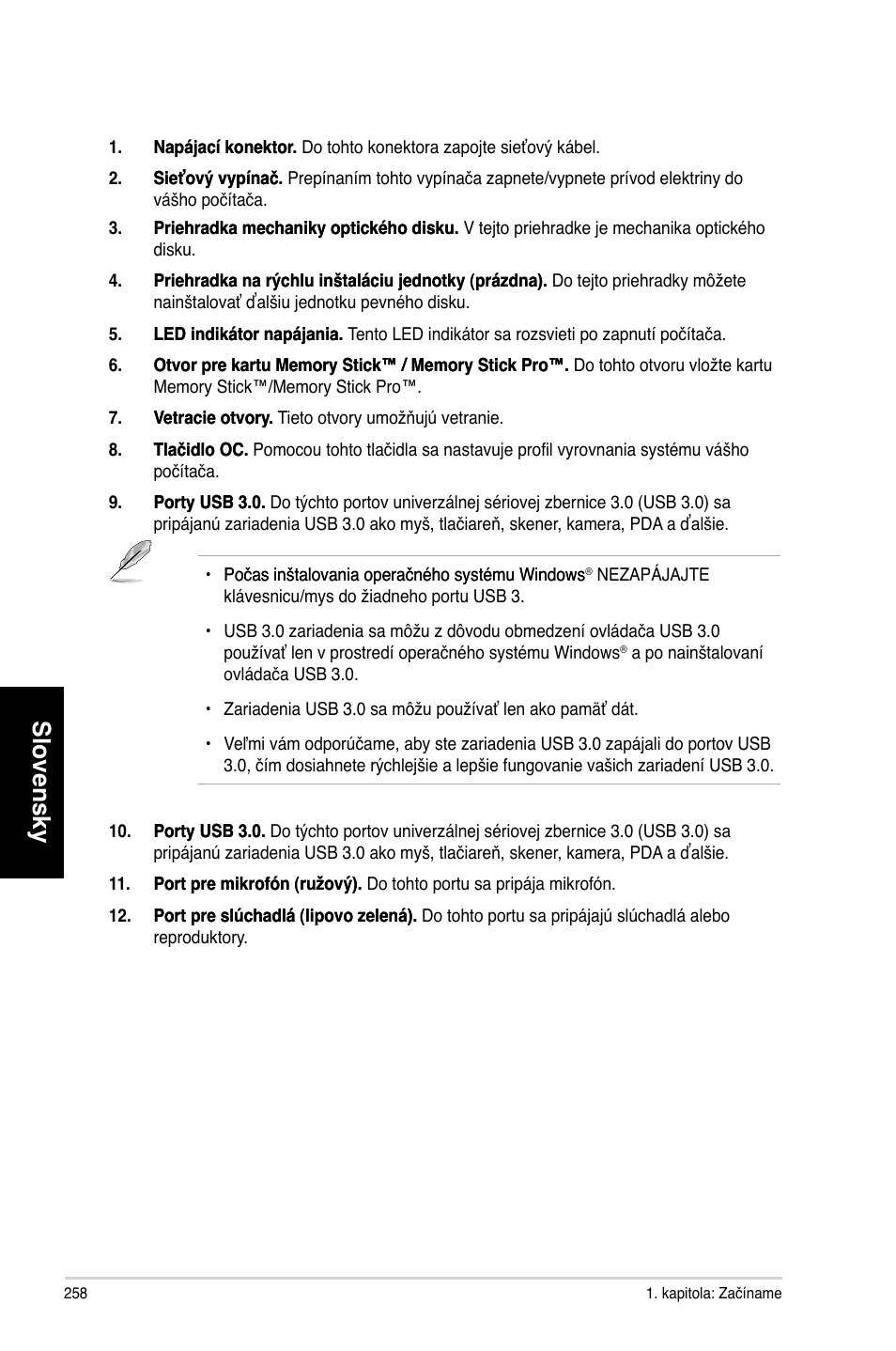 Slovensky | Asus CG8565 User Manual | Page 258 / 410