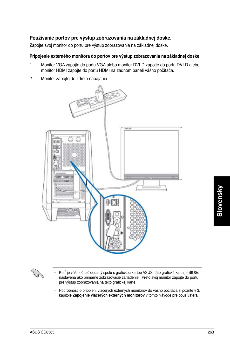 Slovensky | Asus CG8565 User Manual | Page 263 / 410