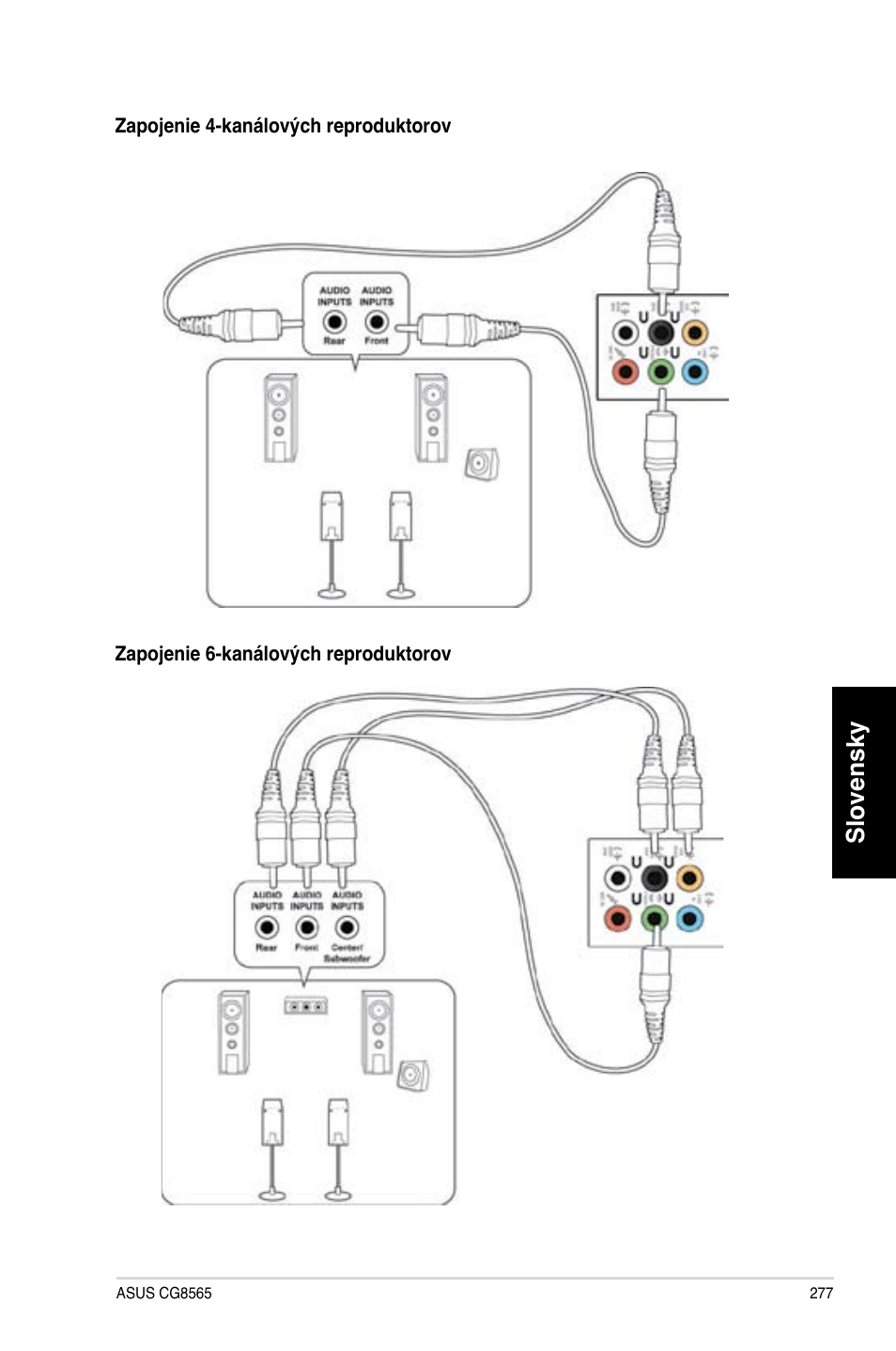 Slovensky | Asus CG8565 User Manual | Page 277 / 410