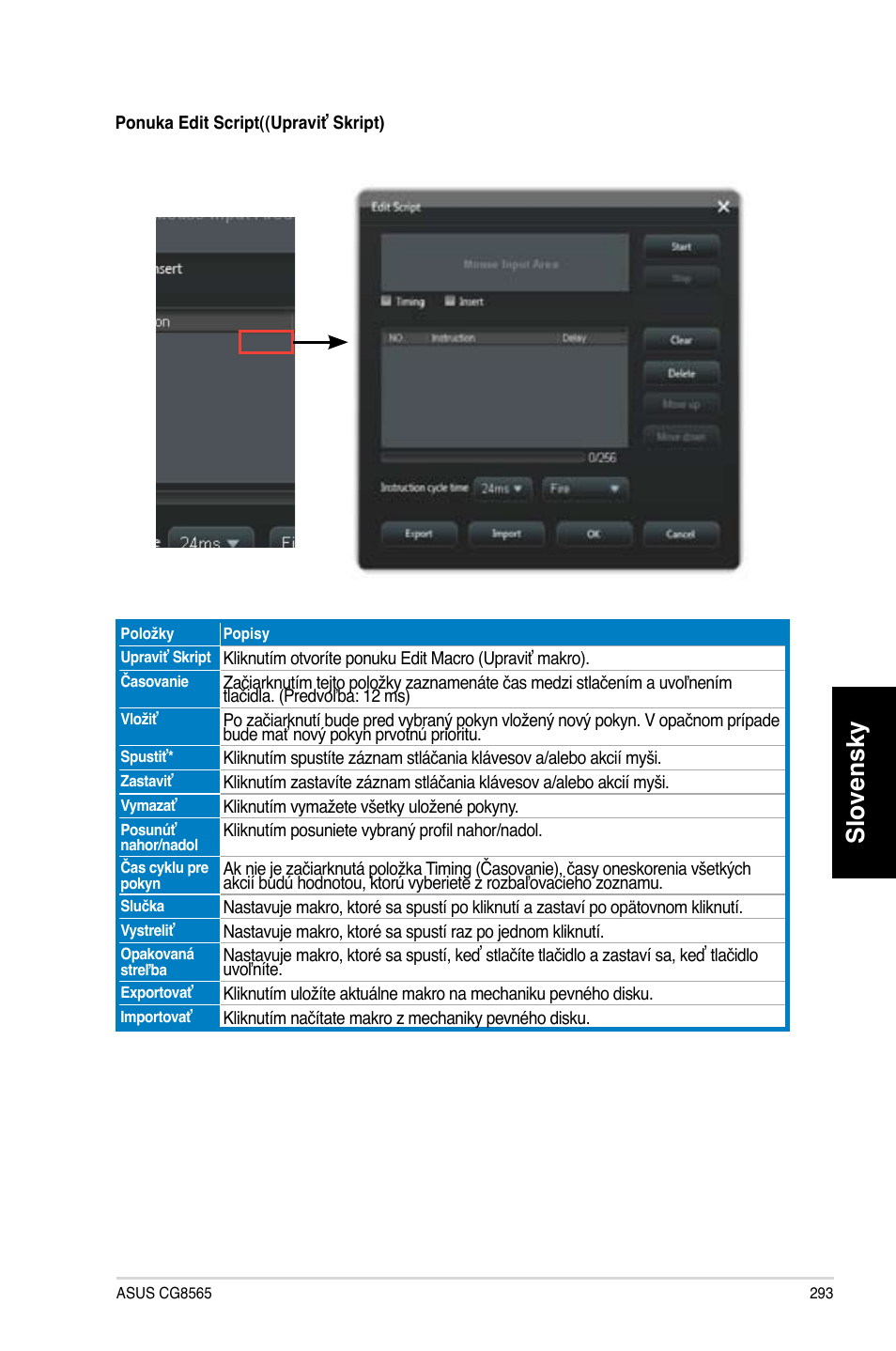 Slovensky | Asus CG8565 User Manual | Page 293 / 410