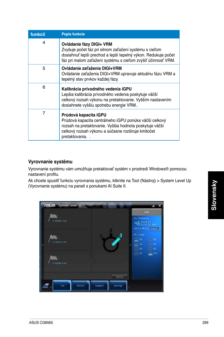 Slovensky | Asus CG8565 User Manual | Page 299 / 410