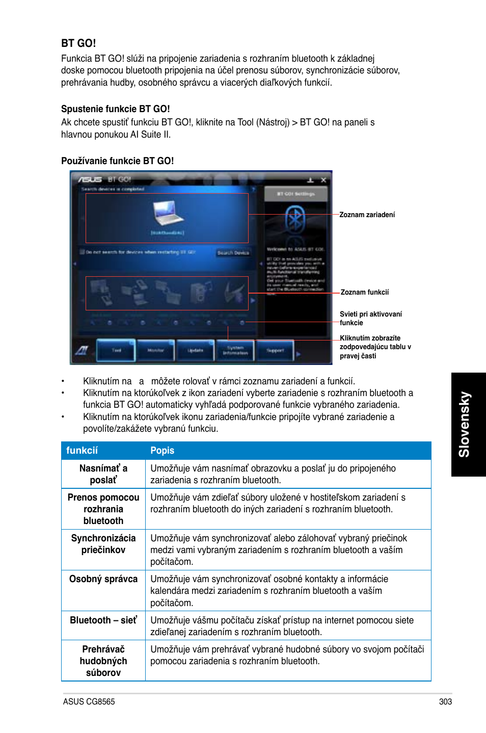 Slovensky | Asus CG8565 User Manual | Page 303 / 410