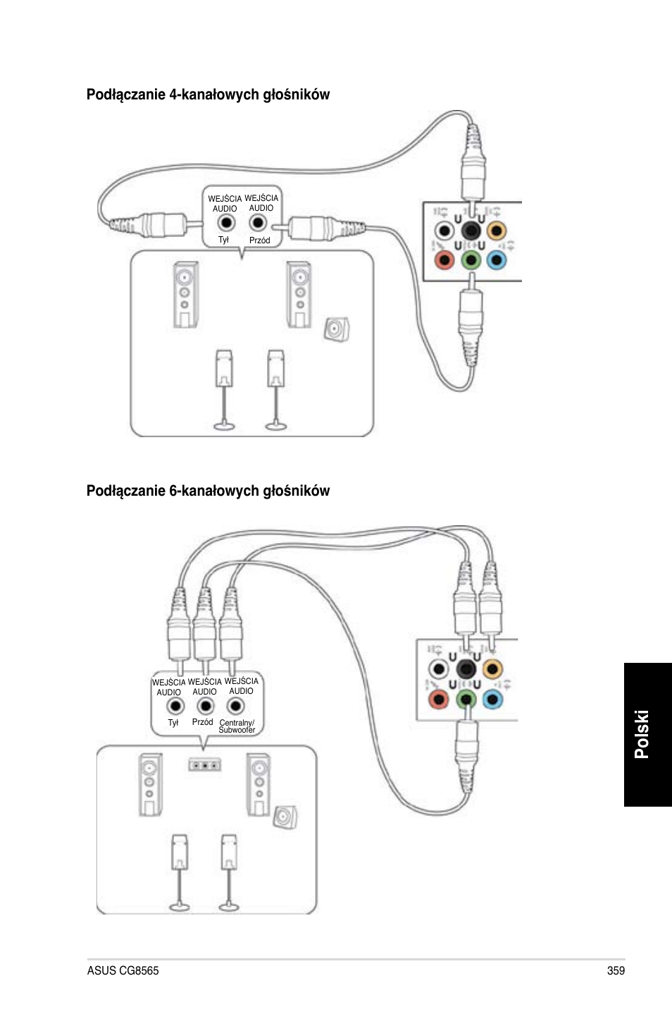 Polski | Asus CG8565 User Manual | Page 359 / 410