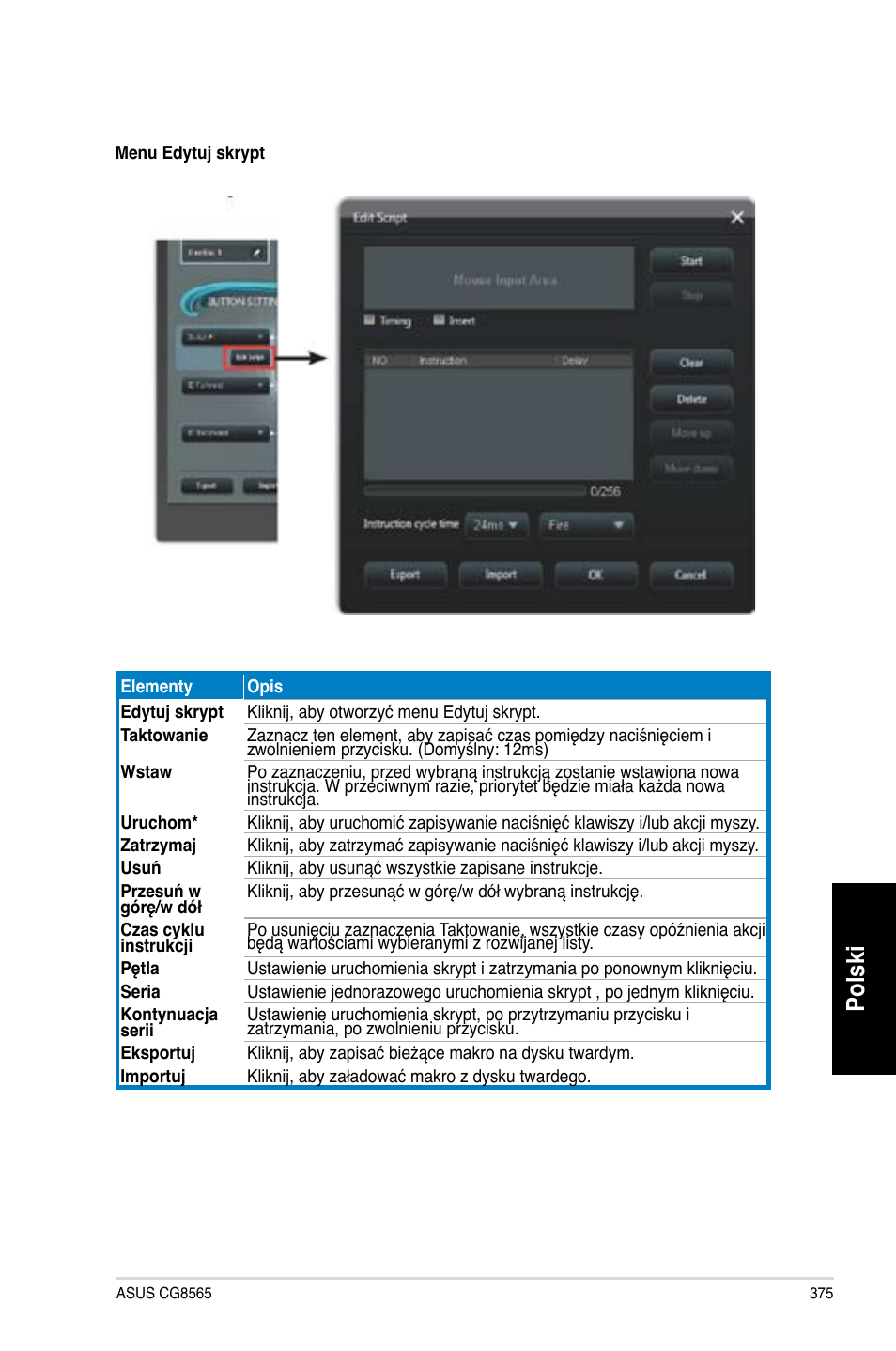 Polski | Asus CG8565 User Manual | Page 375 / 410