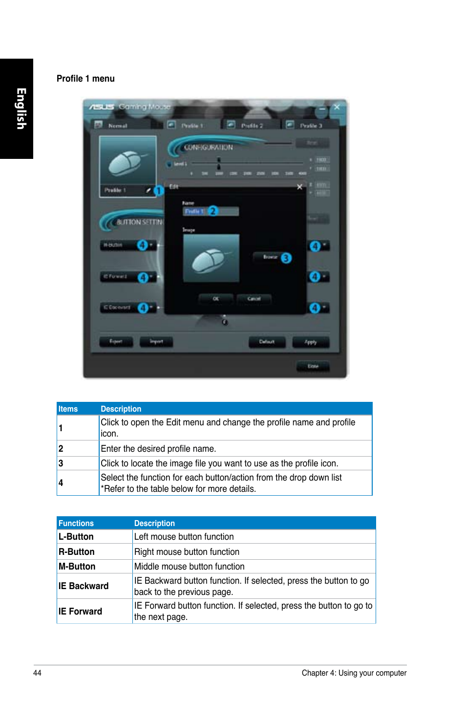 English | Asus CG8565 User Manual | Page 44 / 410