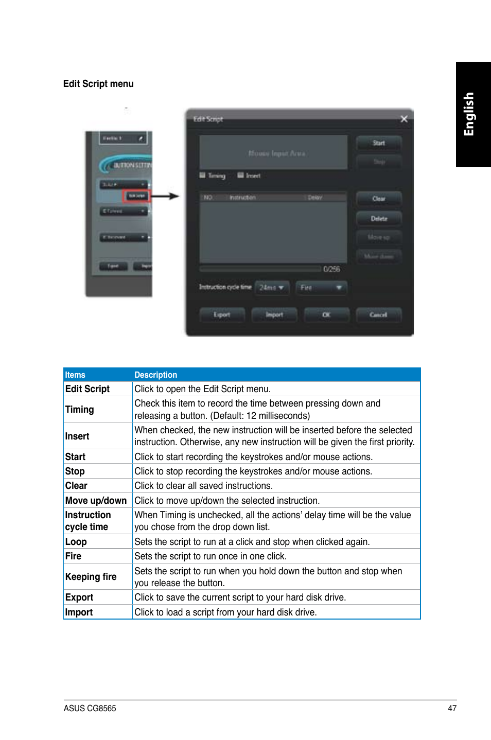 English | Asus CG8565 User Manual | Page 47 / 410