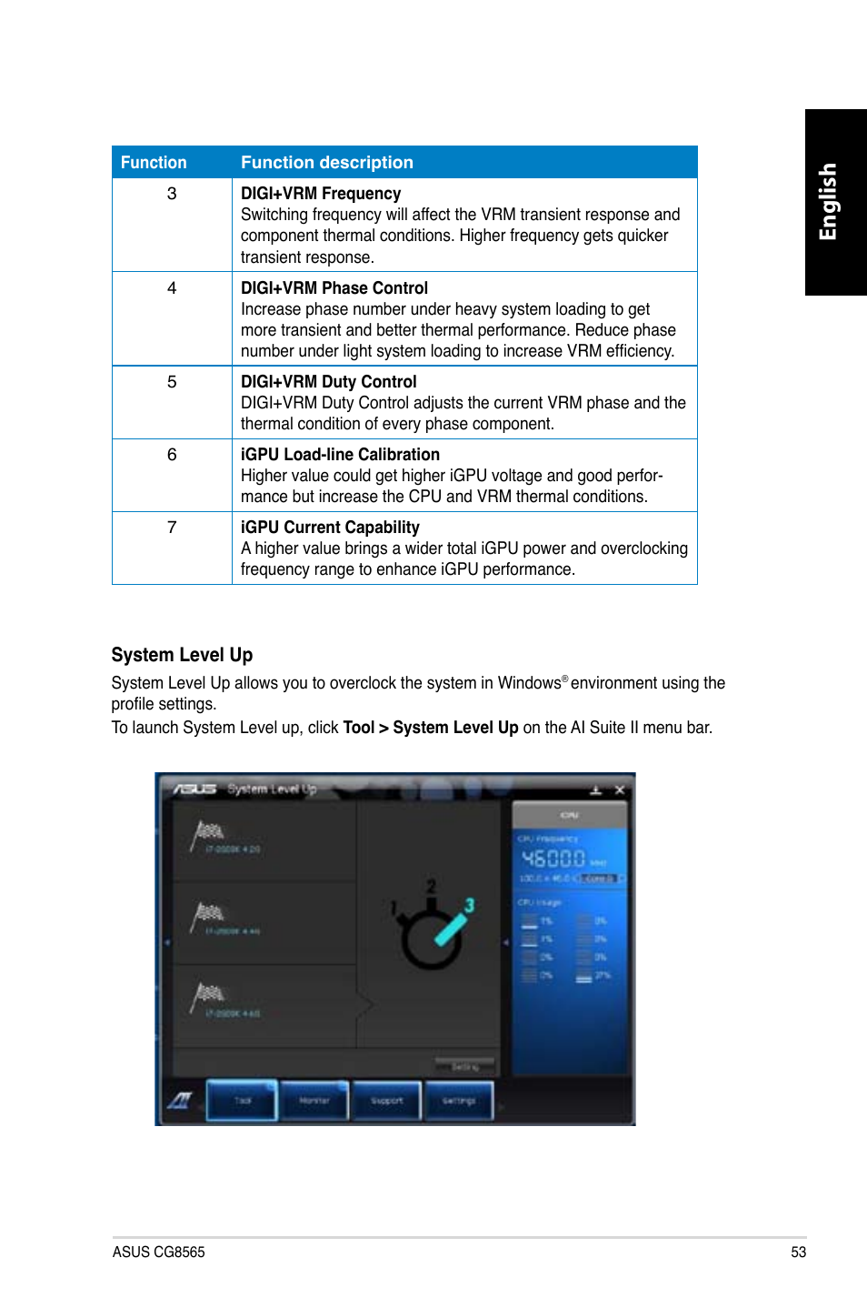 English | Asus CG8565 User Manual | Page 53 / 410