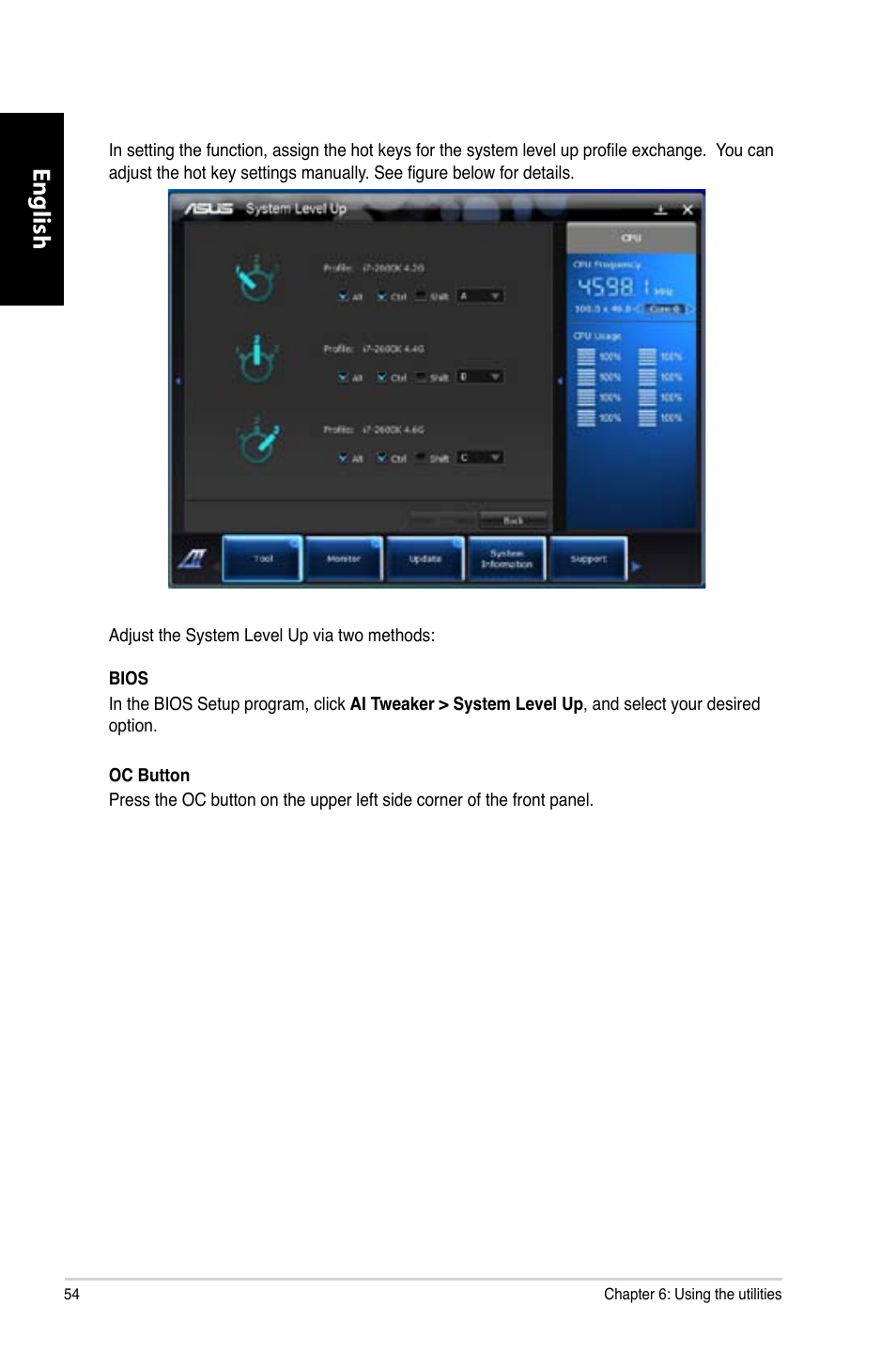 English | Asus CG8565 User Manual | Page 54 / 410