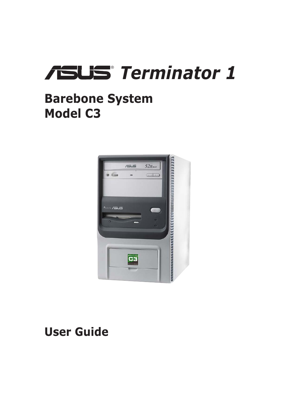 Asus Terminator C3 User Manual | 94 pages