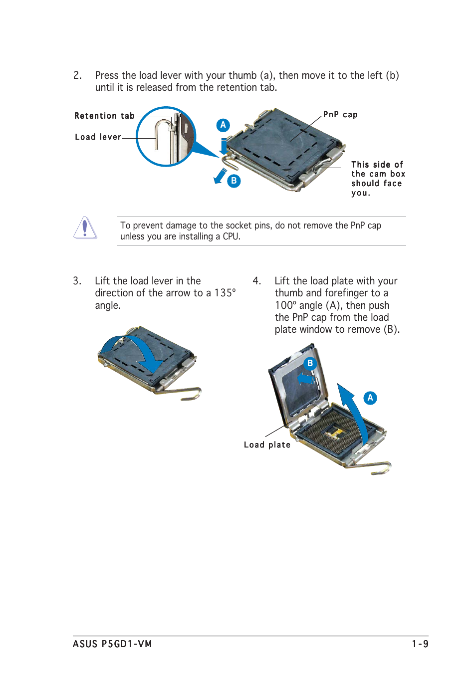 Asus P5GD1-VM User Manual | Page 19 / 88