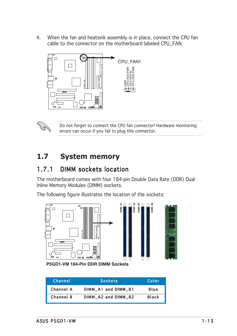 Asus P5GD1-VM User Manual | Page 23 / 88