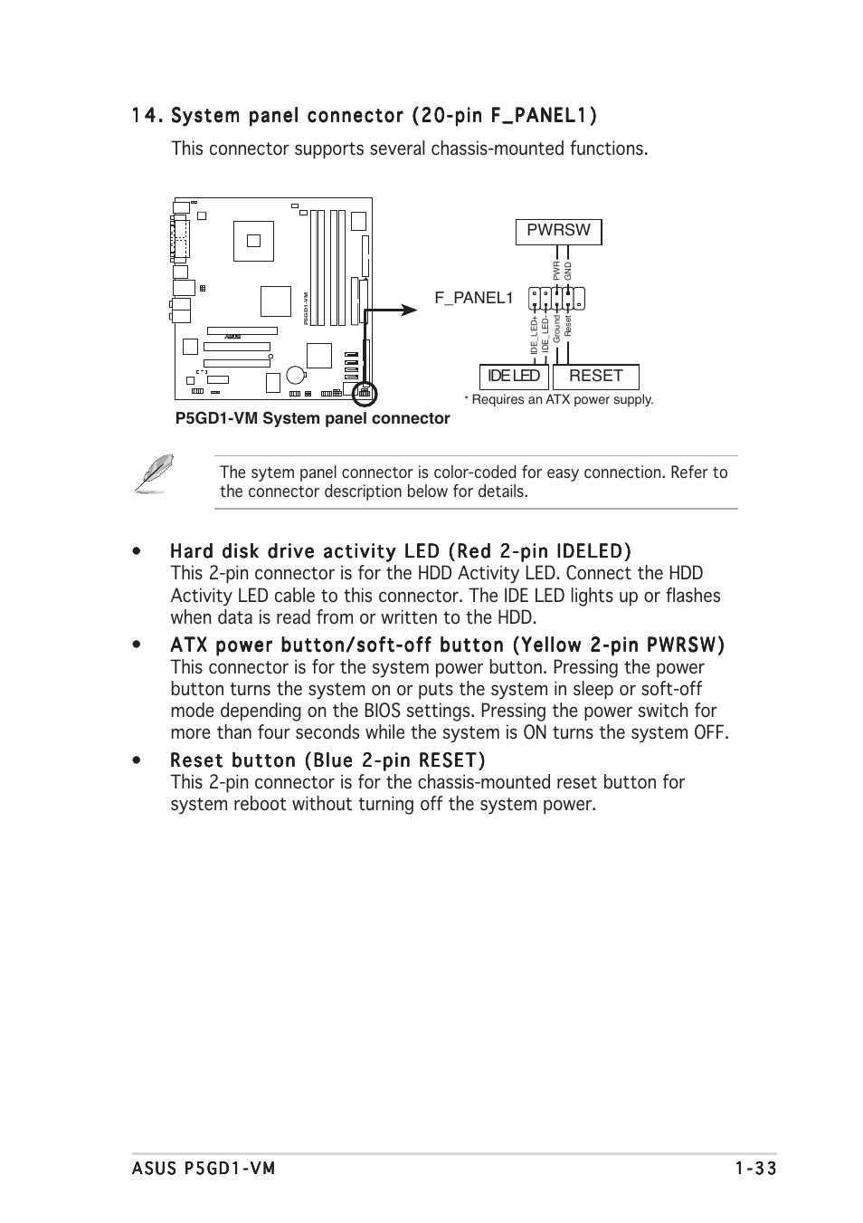 Asus P5GD1-VM User Manual | Page 43 / 88