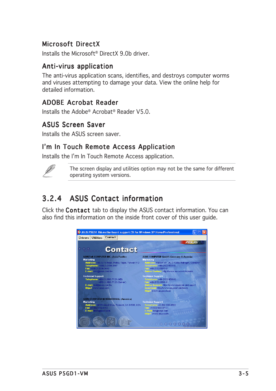 Asus P5GD1-VM User Manual | Page 85 / 88