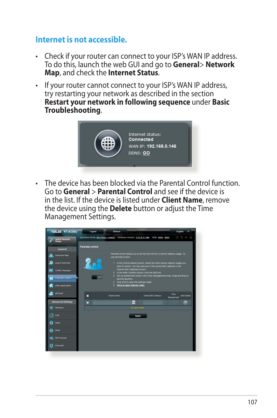 Asus RT-AC66U User Manual | Page 107 / 131