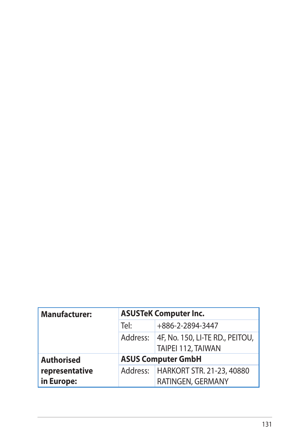 Asus RT-AC66U User Manual | Page 131 / 131