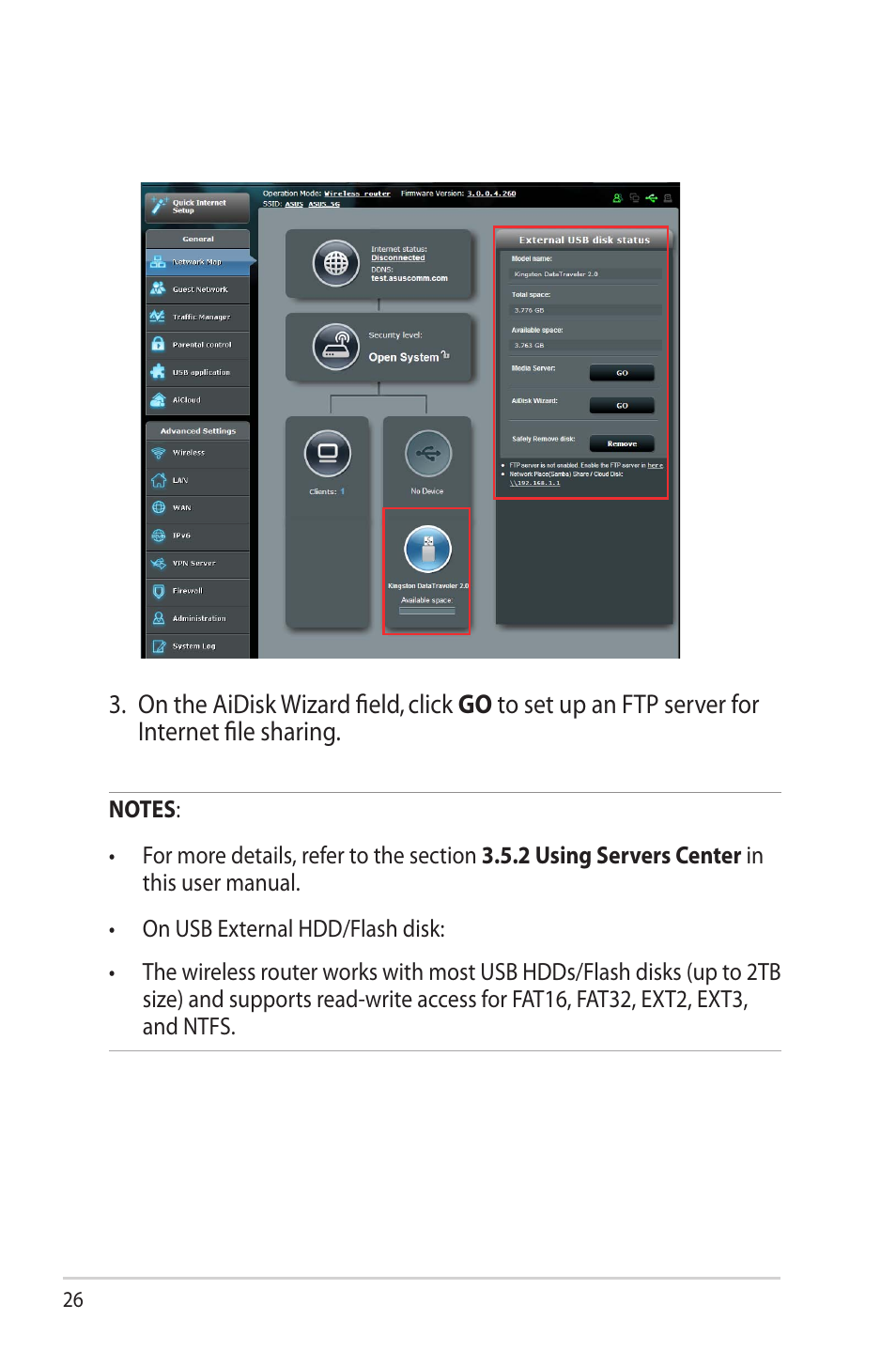 Asus RT-AC66U User Manual | Page 26 / 131