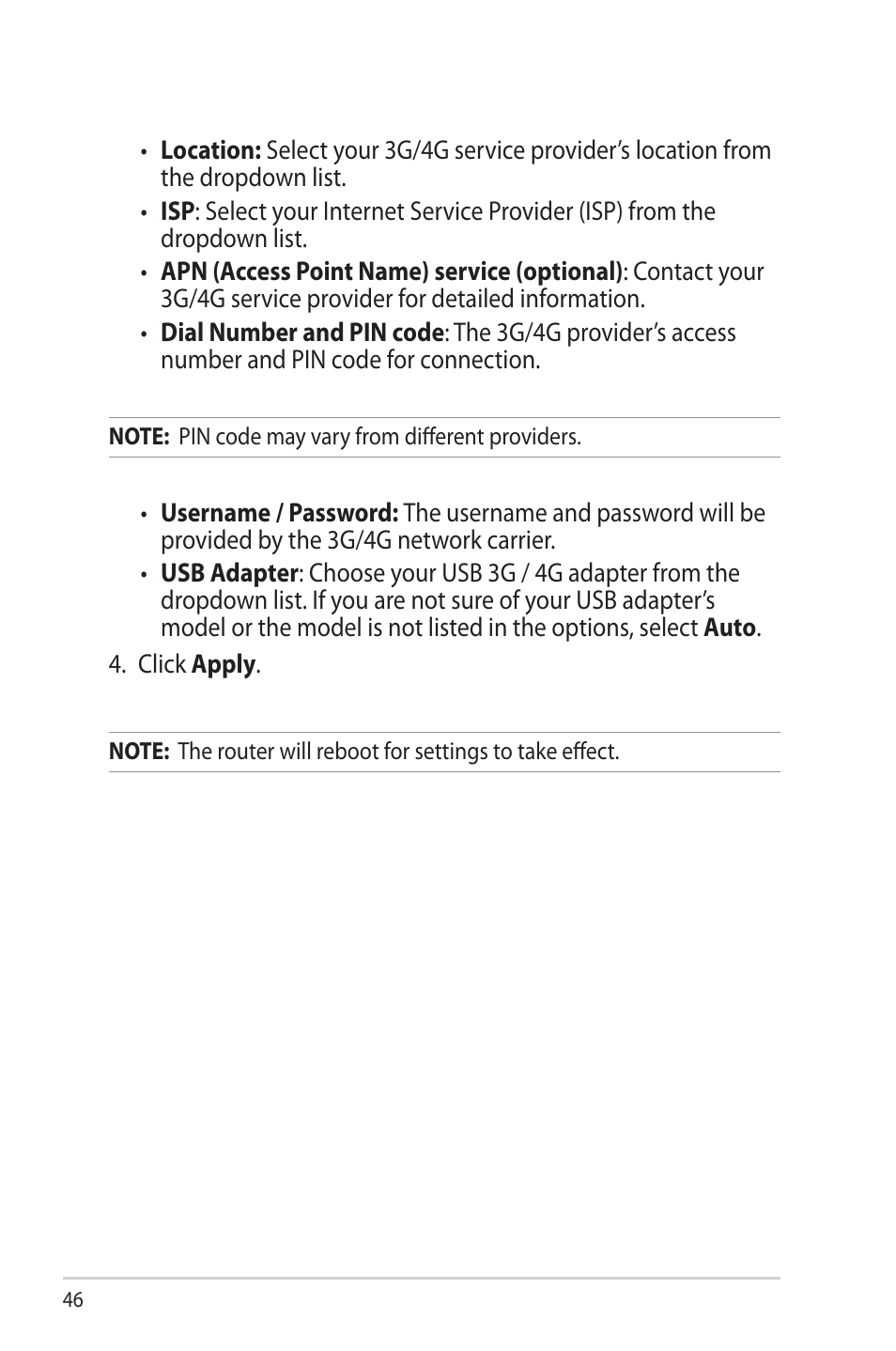 Asus RT-AC66U User Manual | Page 46 / 131