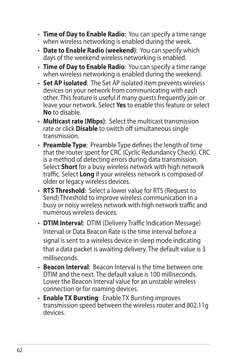 Asus RT-AC66U User Manual | Page 62 / 131