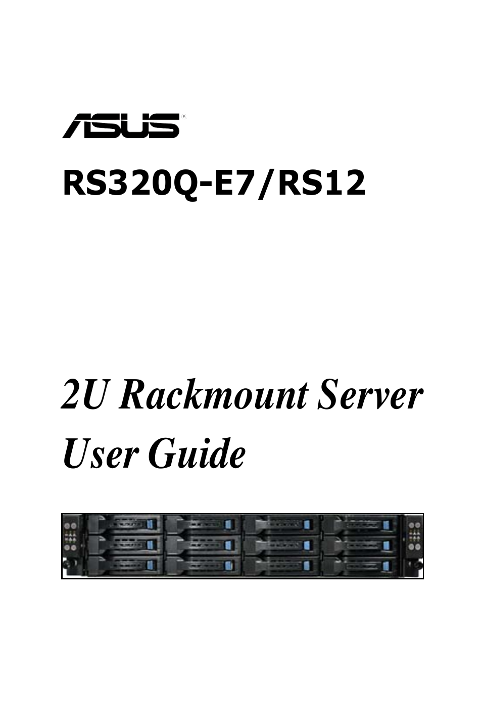 Asus RS320Q-E7/RS12 User Manual | 158 pages