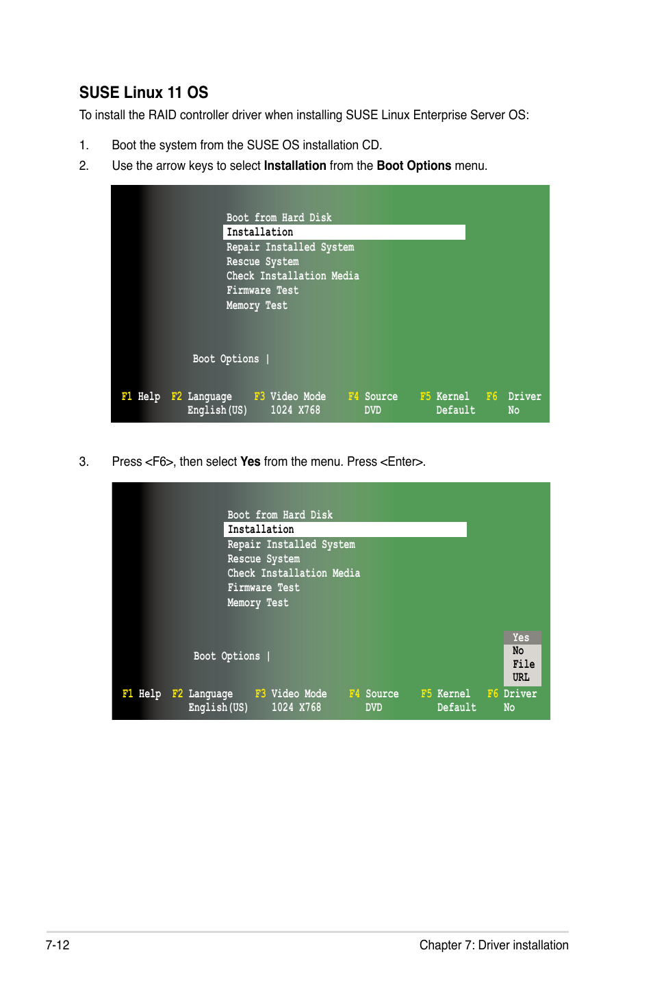 Suse linux 11 os | Asus RS320Q-E7/RS12 User Manual | Page 140 / 158